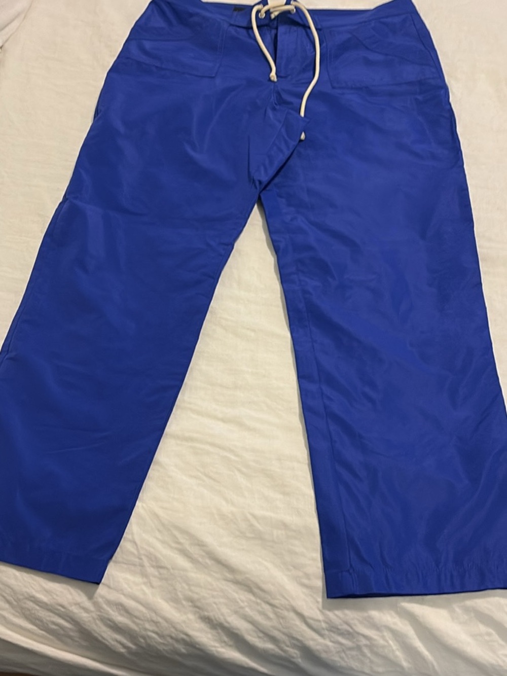 Zara Nylon Pants - Blue